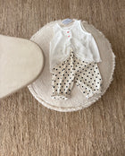 Black dotted baby pants