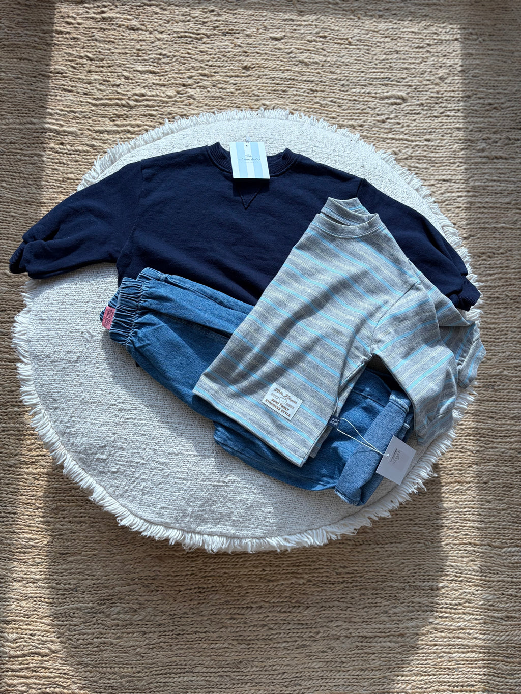 Chunky sweater - navy blue