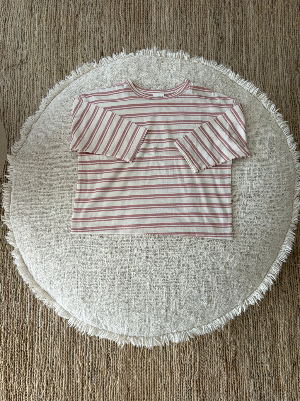 Striped longsleeve pink