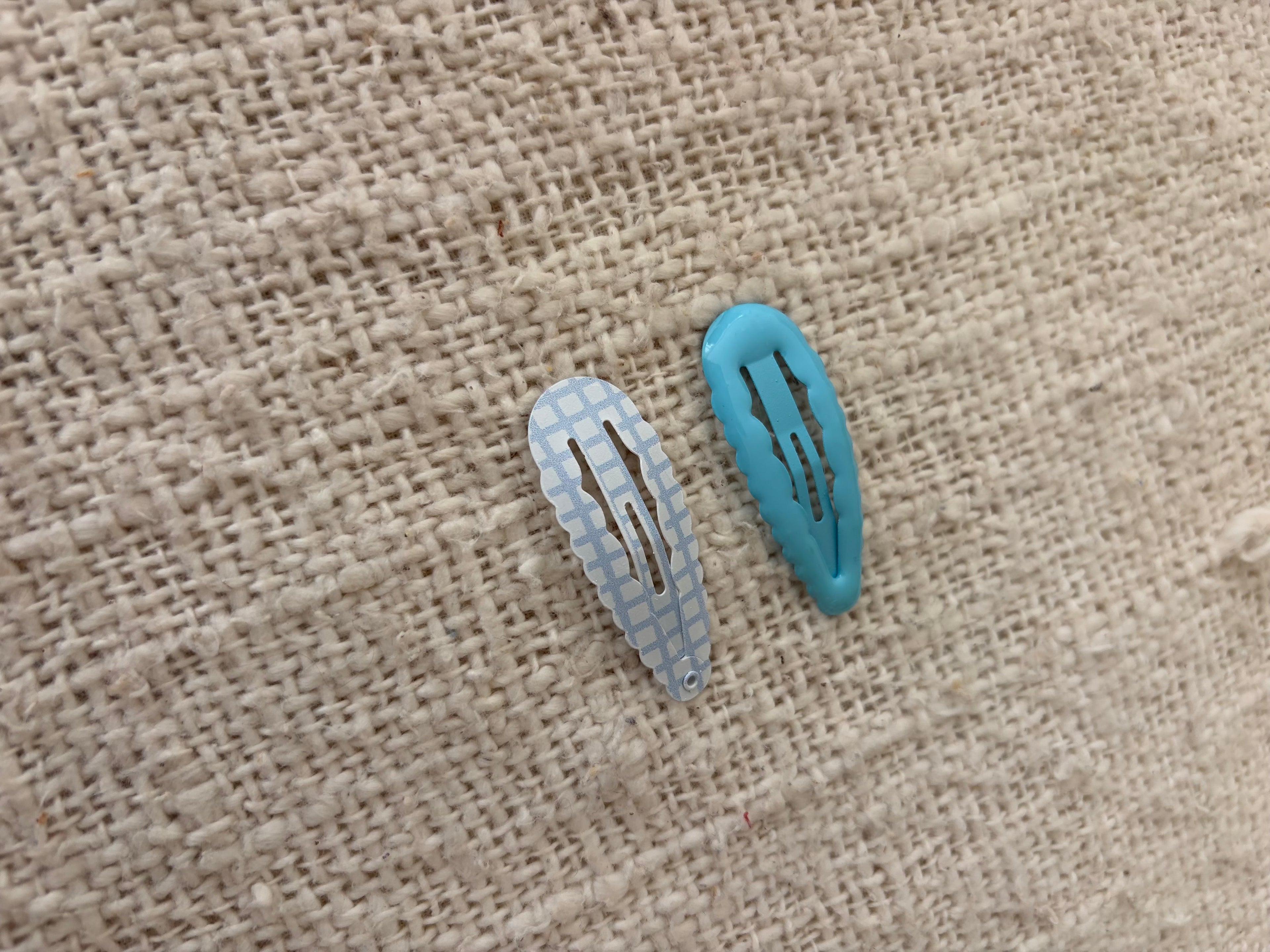 Blue & vichy 2 hairclips