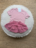 Pink slim long tee
