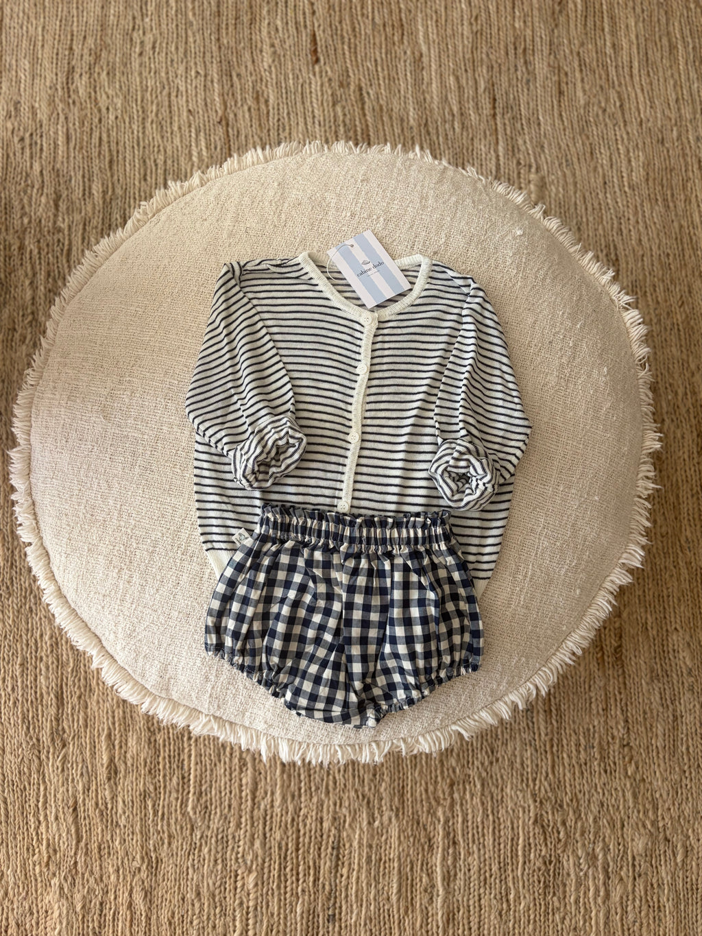 Blue vichy bloomer