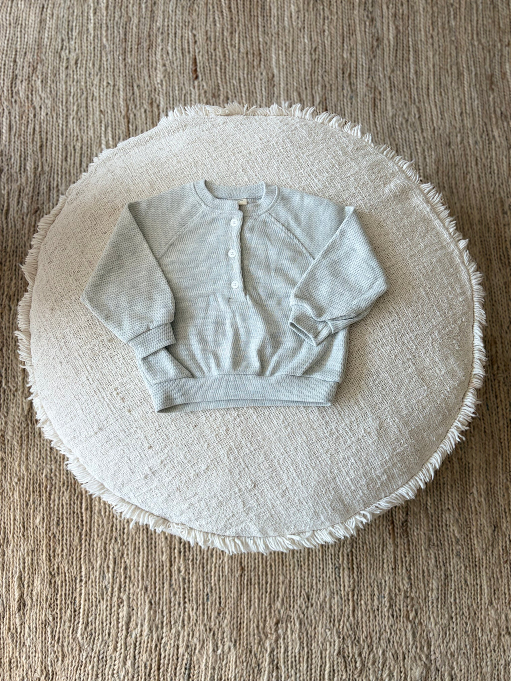 Jack baby button sweater grey