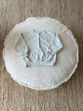 Jack baby button sweater grey