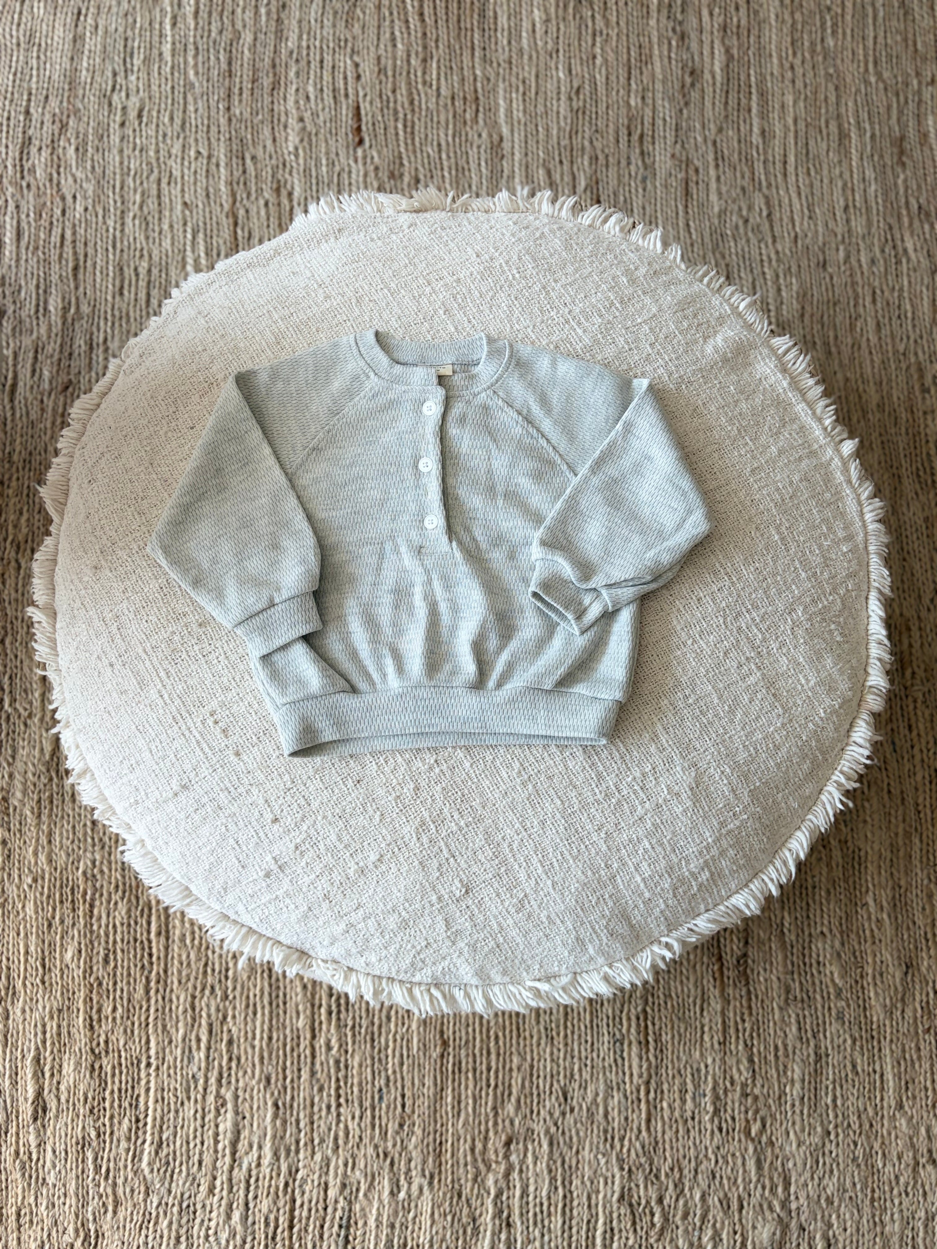 Jack baby button sweater grey