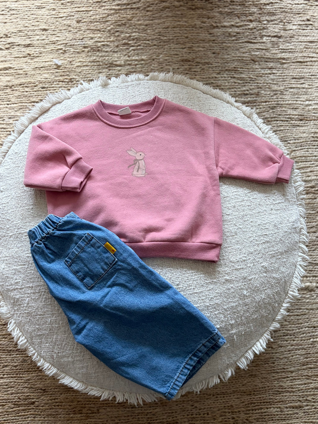 Bunny fleece sweater