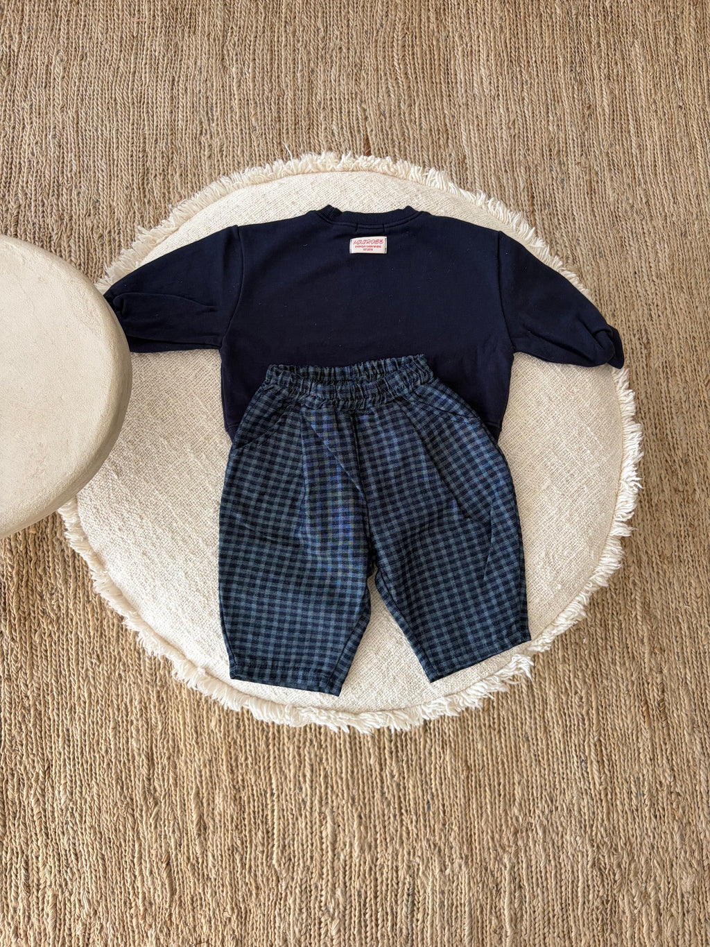 Chunky sweater - navy blue