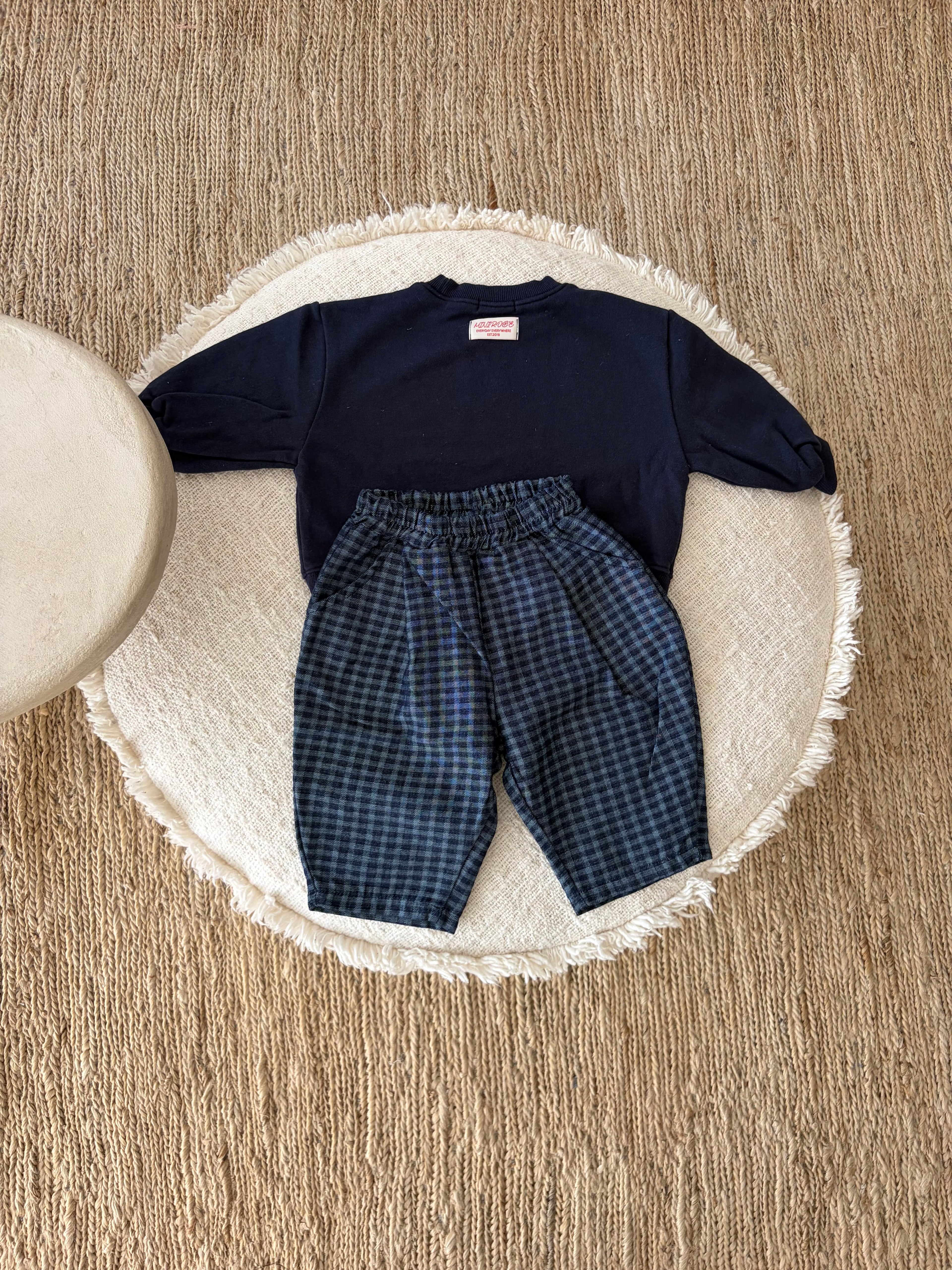 Chunky sweater - navy blue