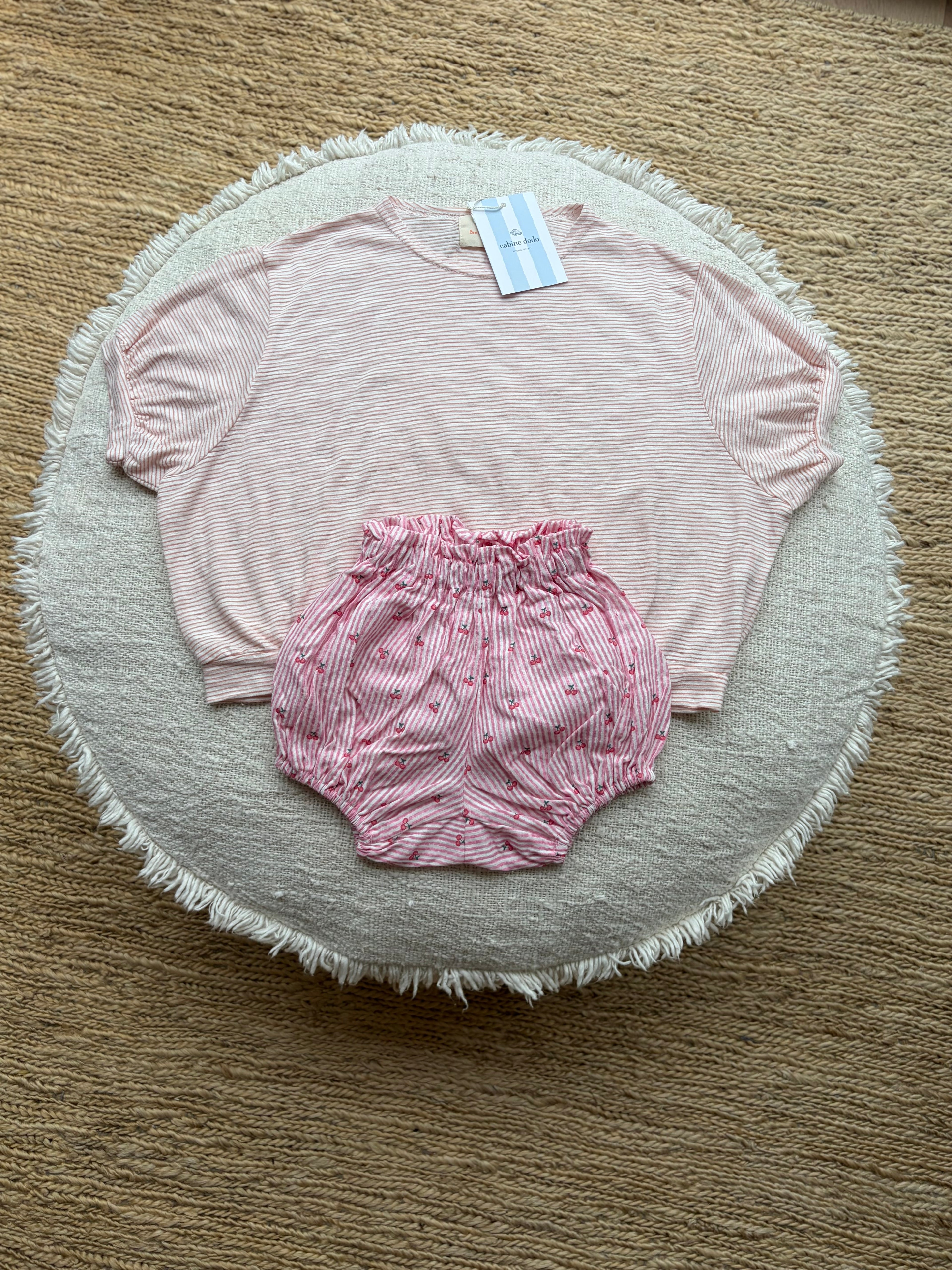 Cherry striped bloomer