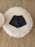 Check short - navy blue