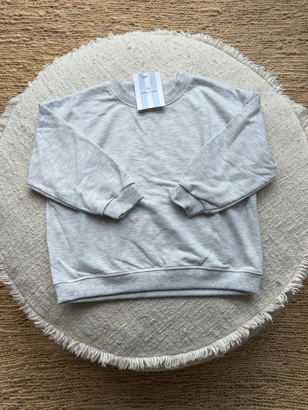 Light grey oversize sweater