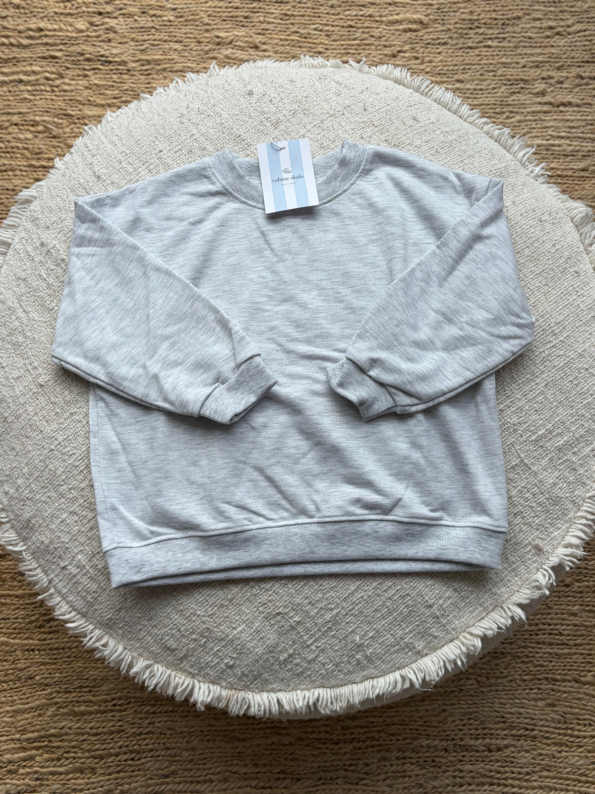 Light grey oversize sweater
