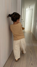 Dotted pants - cream