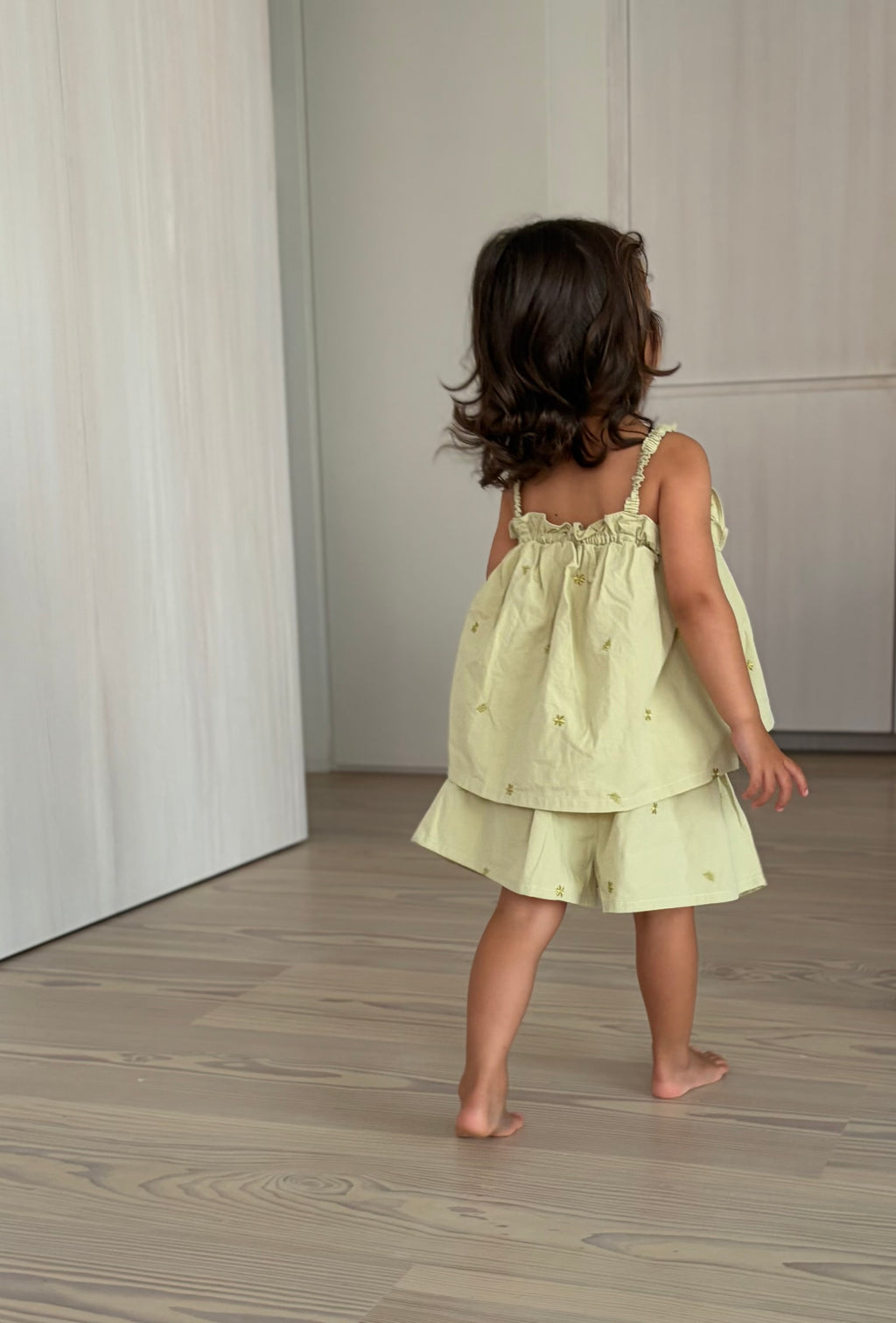 Colette flowy short - Lime