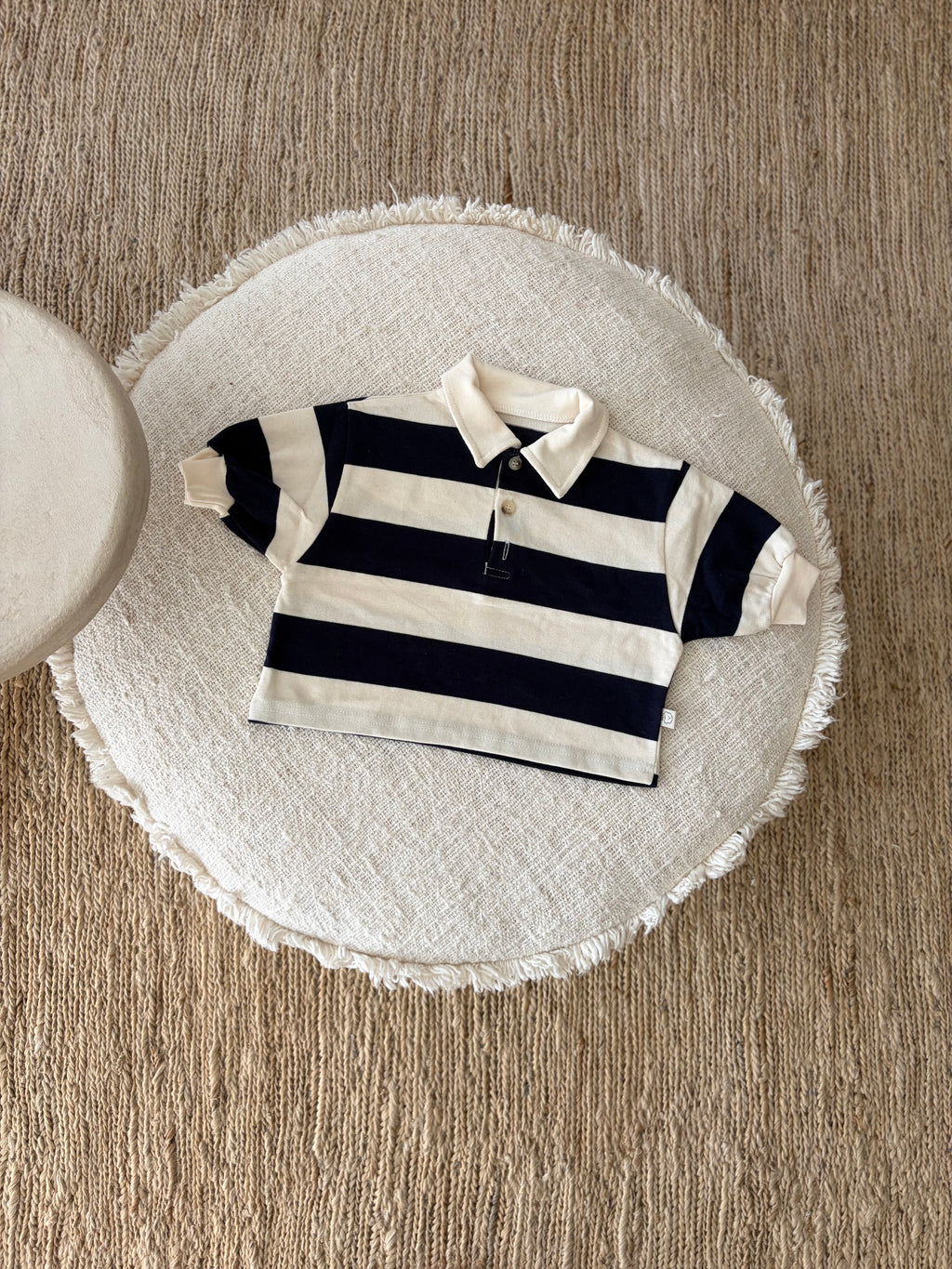 Polo sweatshirt navy blue