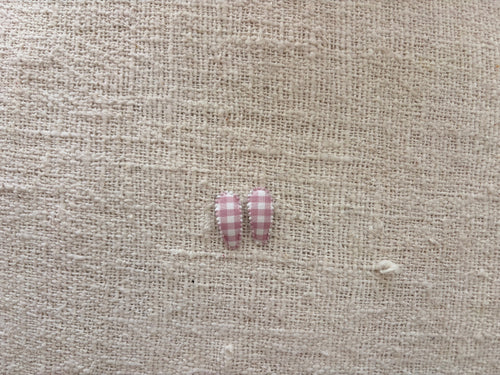 2 baby hairclips vichy dusty pink