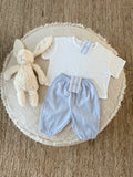 Light blue vichy pants