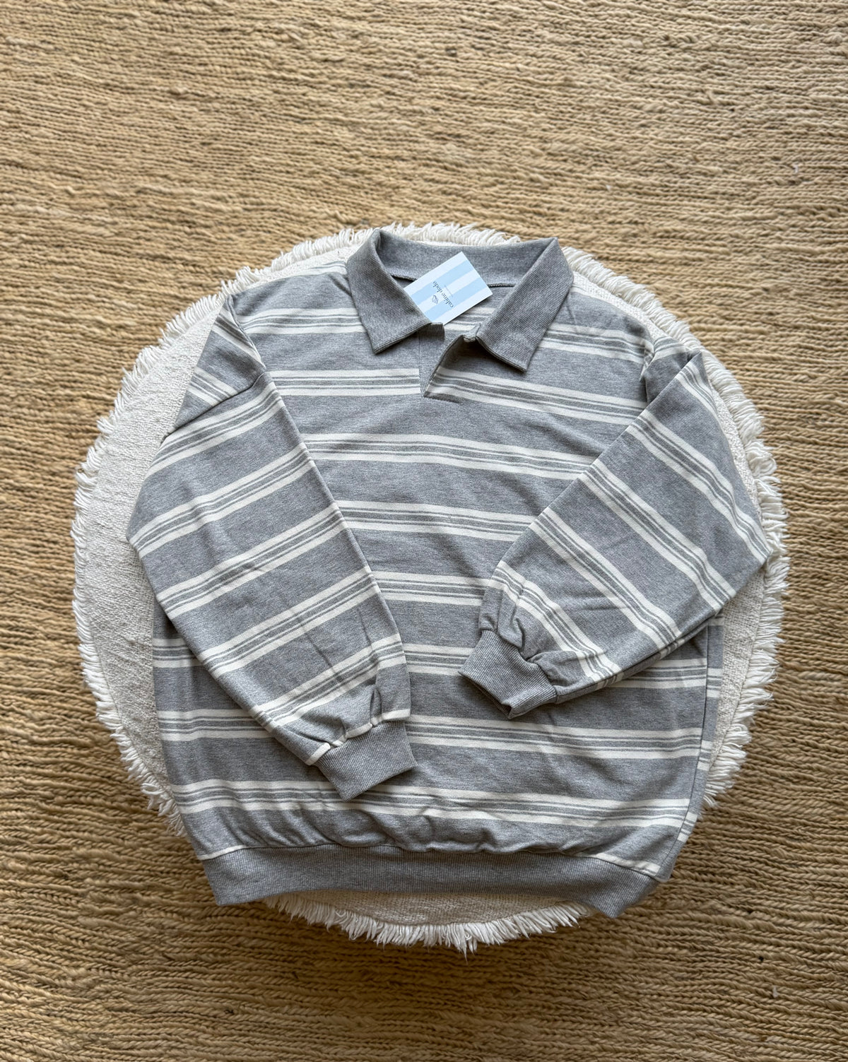 Women oversize striped sweater