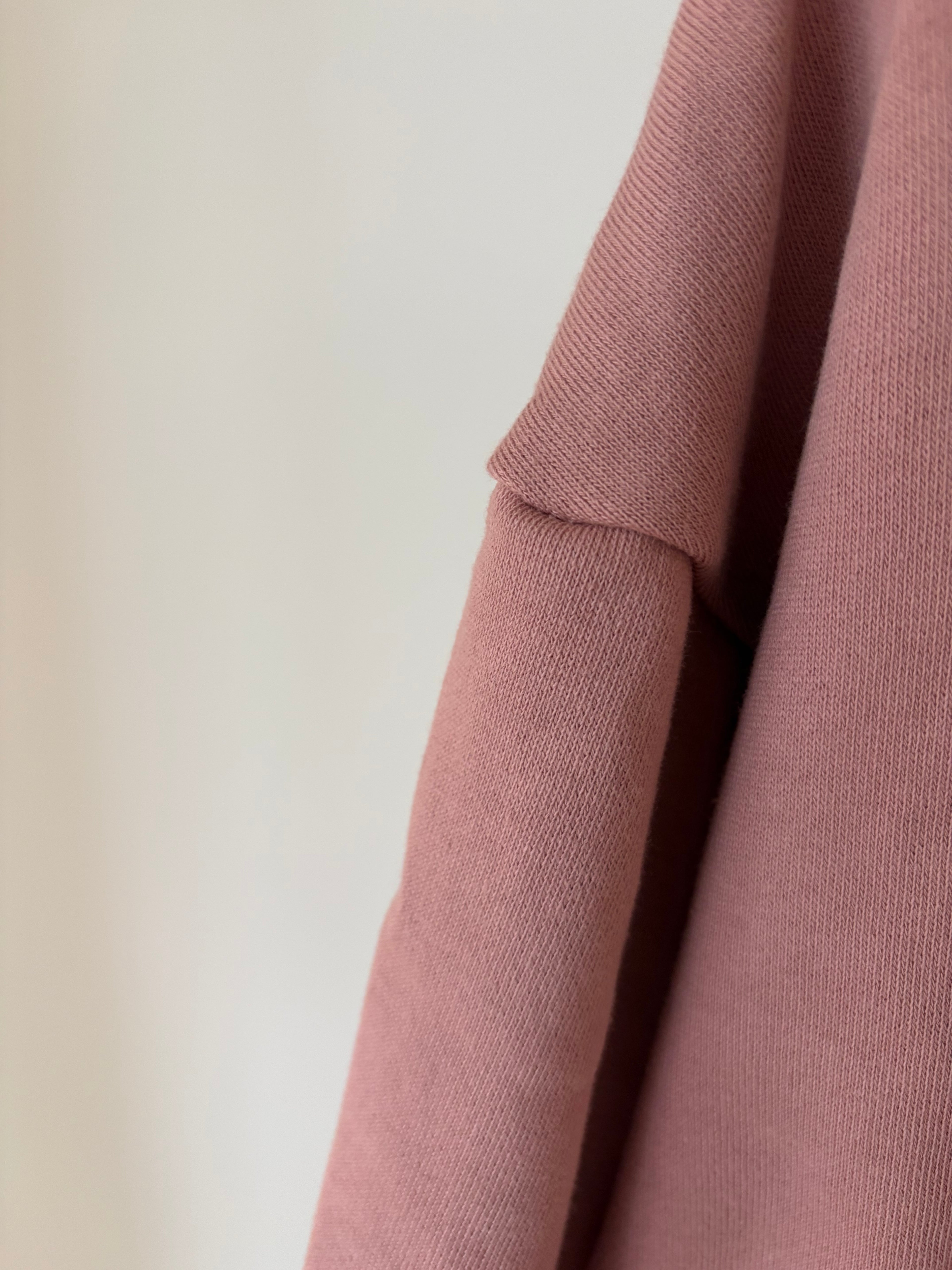 Oversize zip hoodie - pink