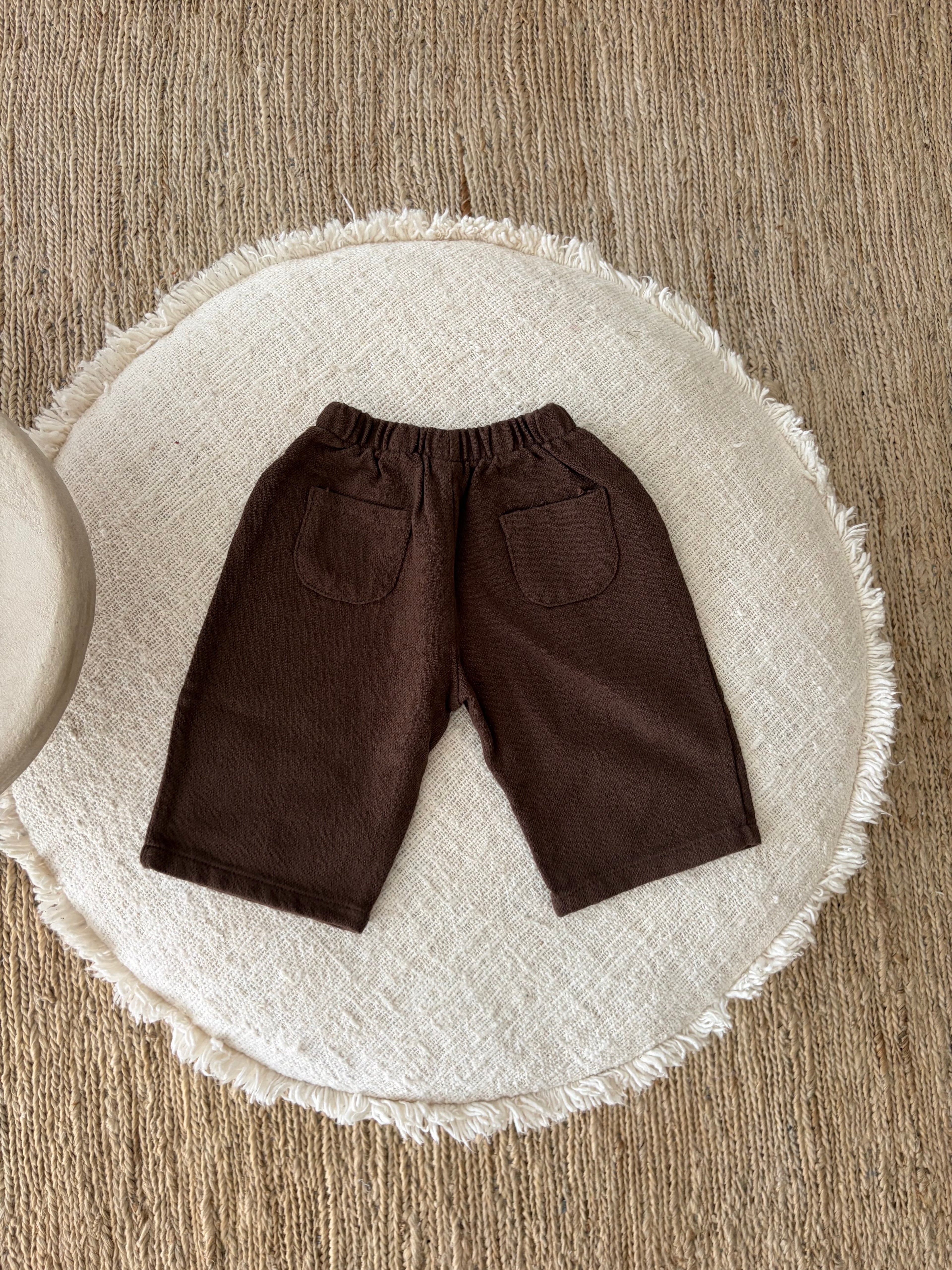 Brown wide pants