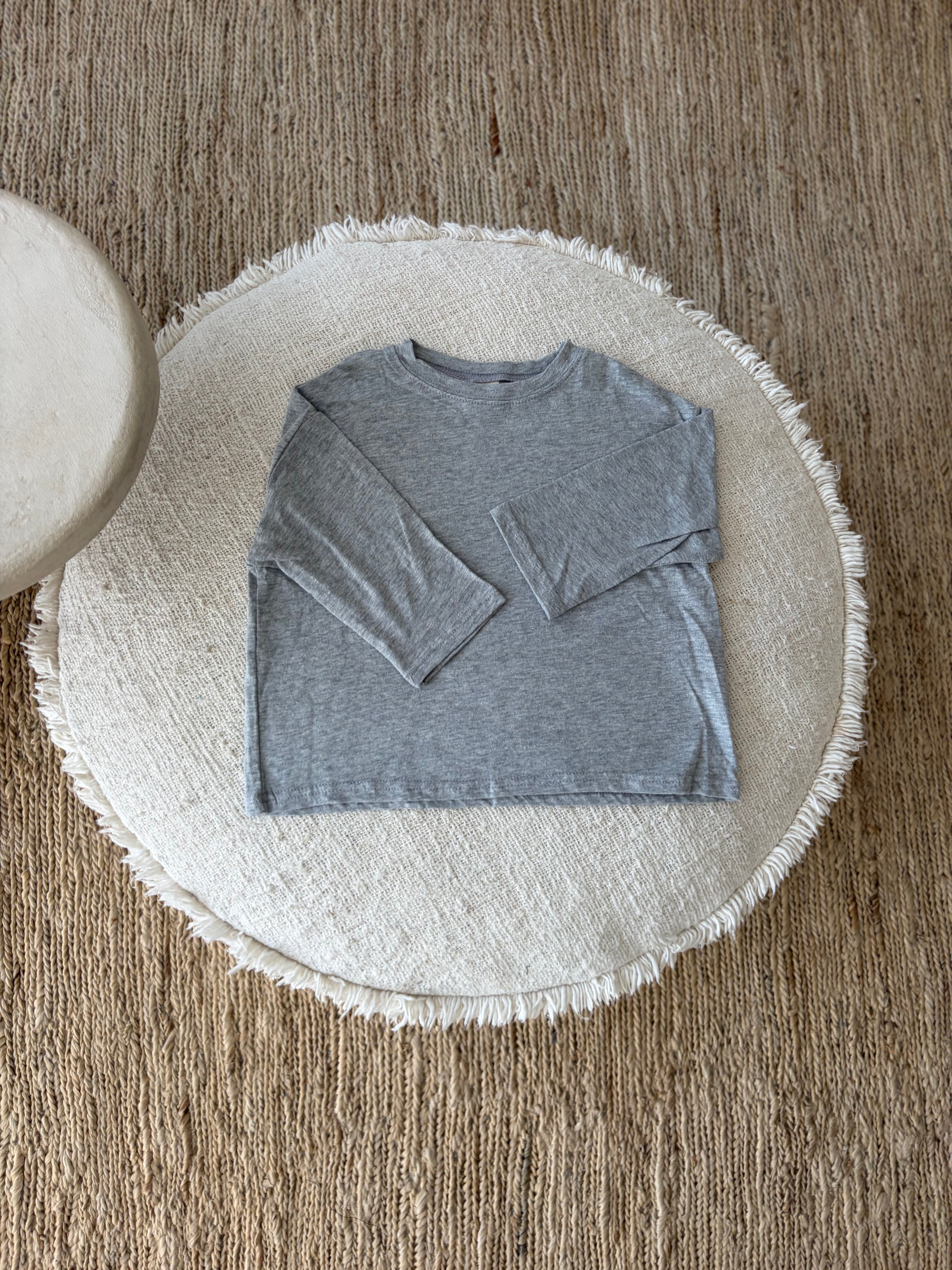 Grey melange longsleeve
