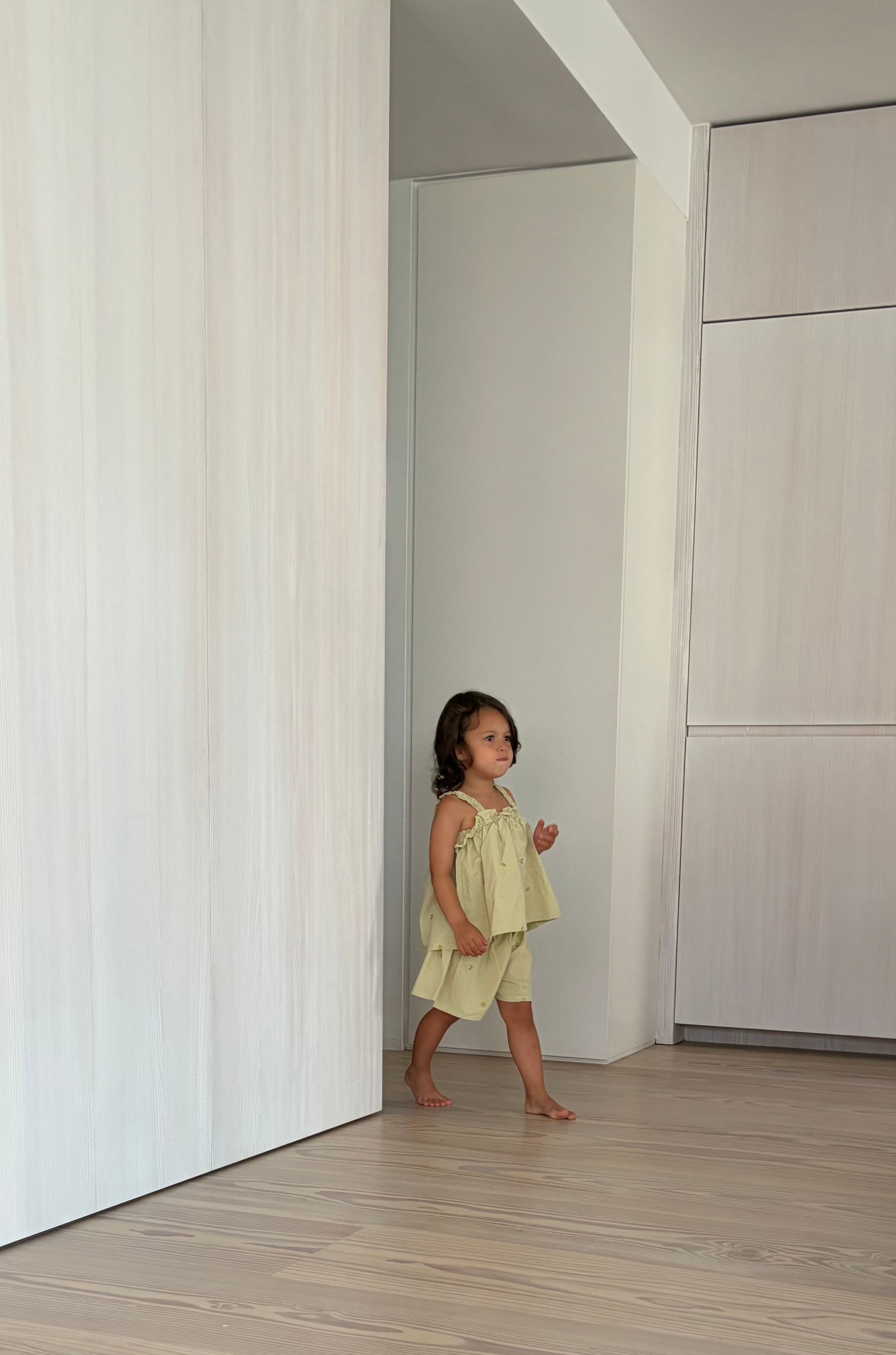 Colette flowy short - Lime