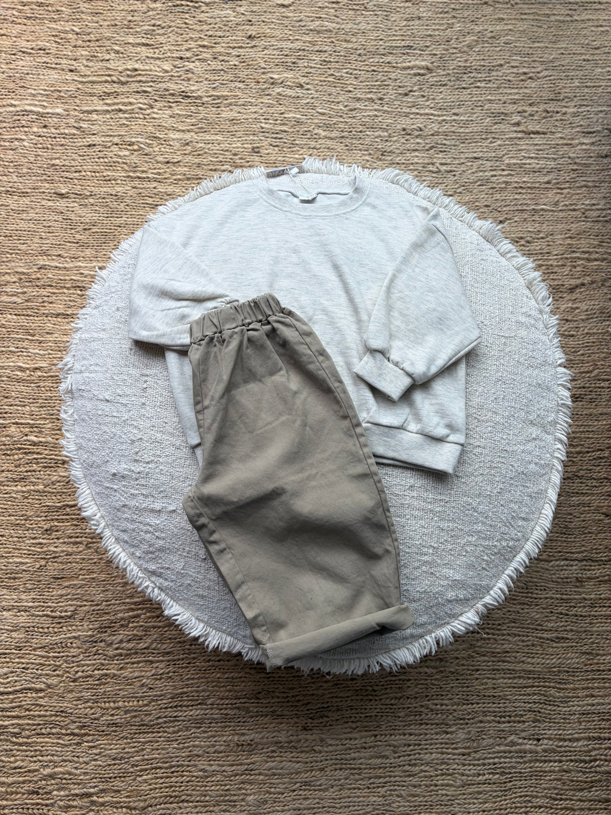 Oversize oatmeal sweater