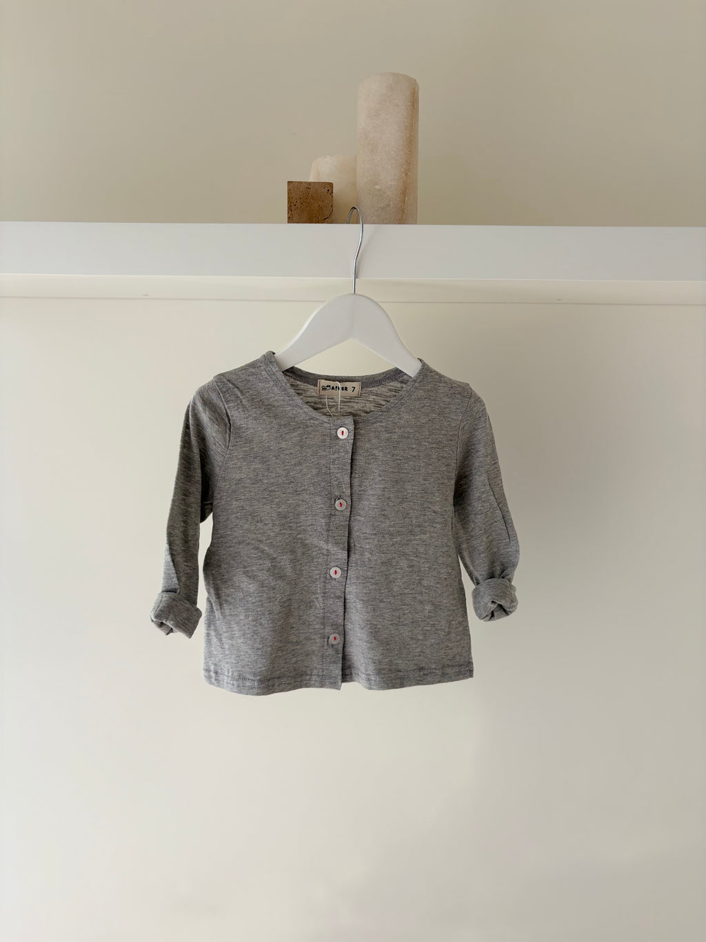 Grey lightweight cardigan