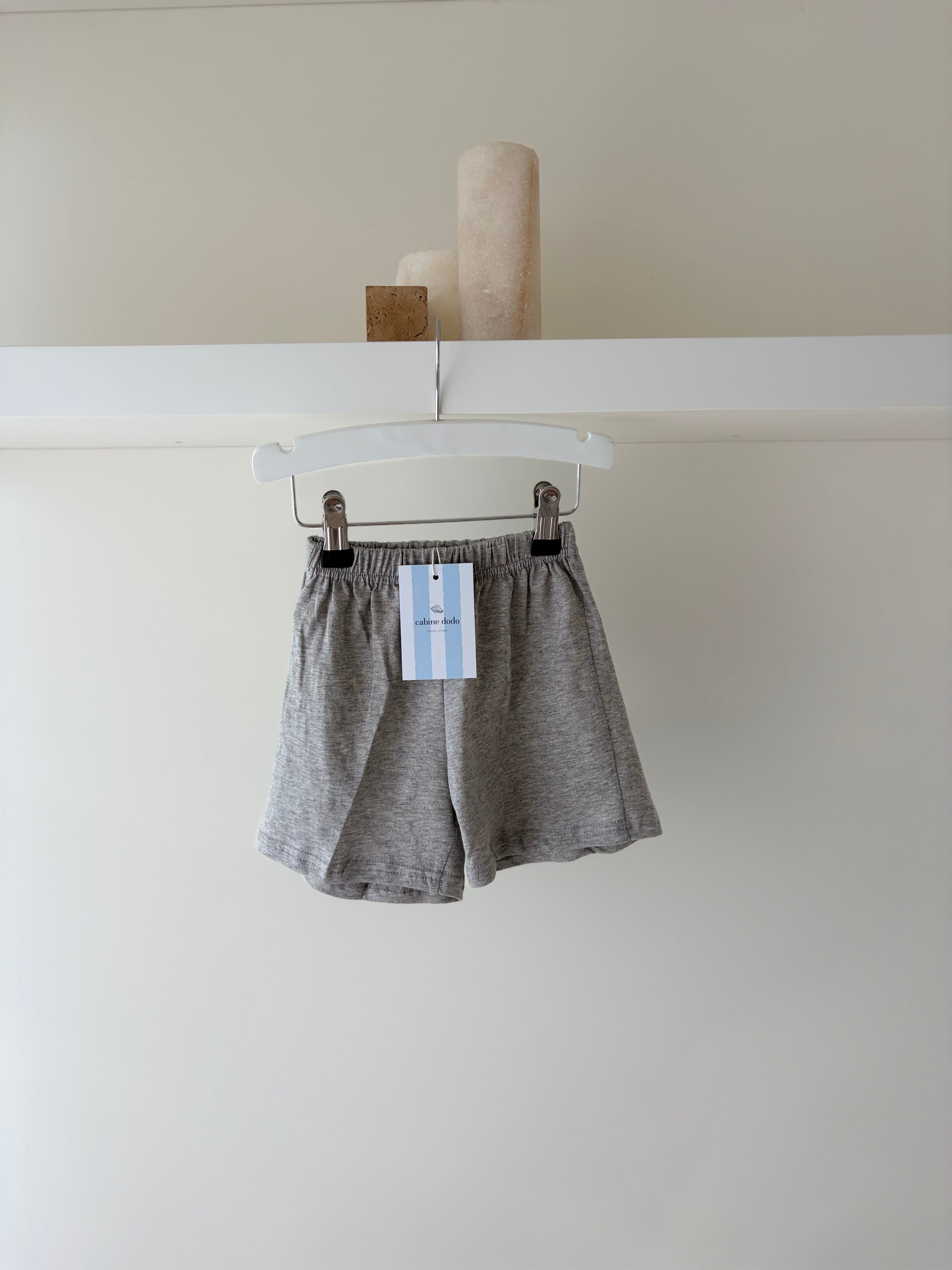 Grey lightweight short