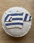 Chunky striped sweater - blue