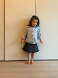 Dotted brown skirt