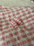 2 baby hairclips vichy pink