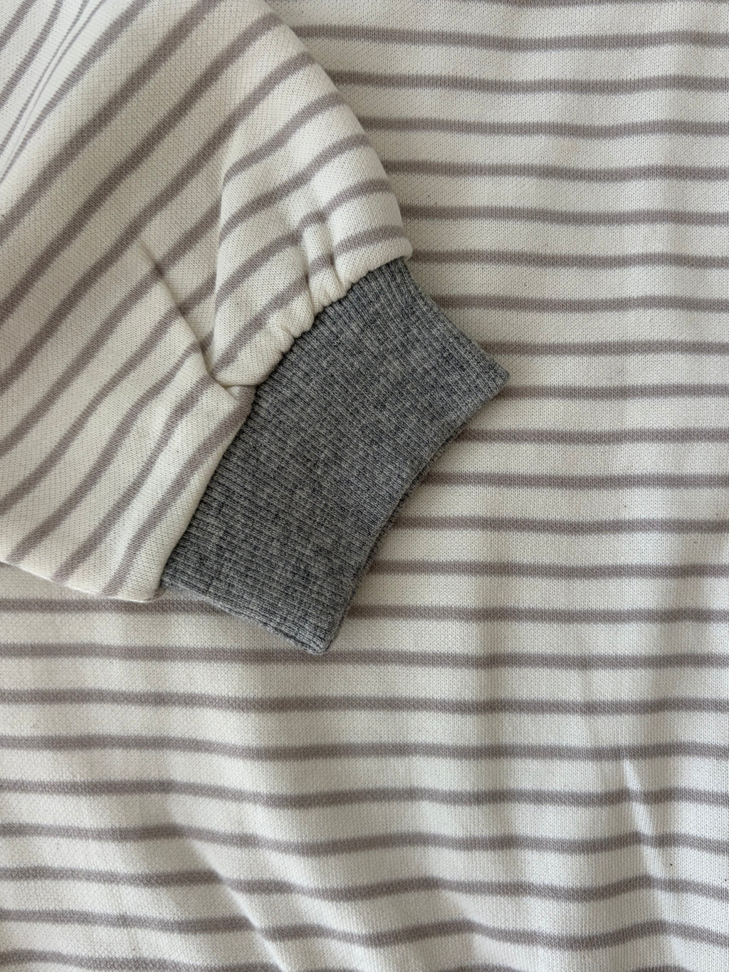 Oversize striped sweater - melange