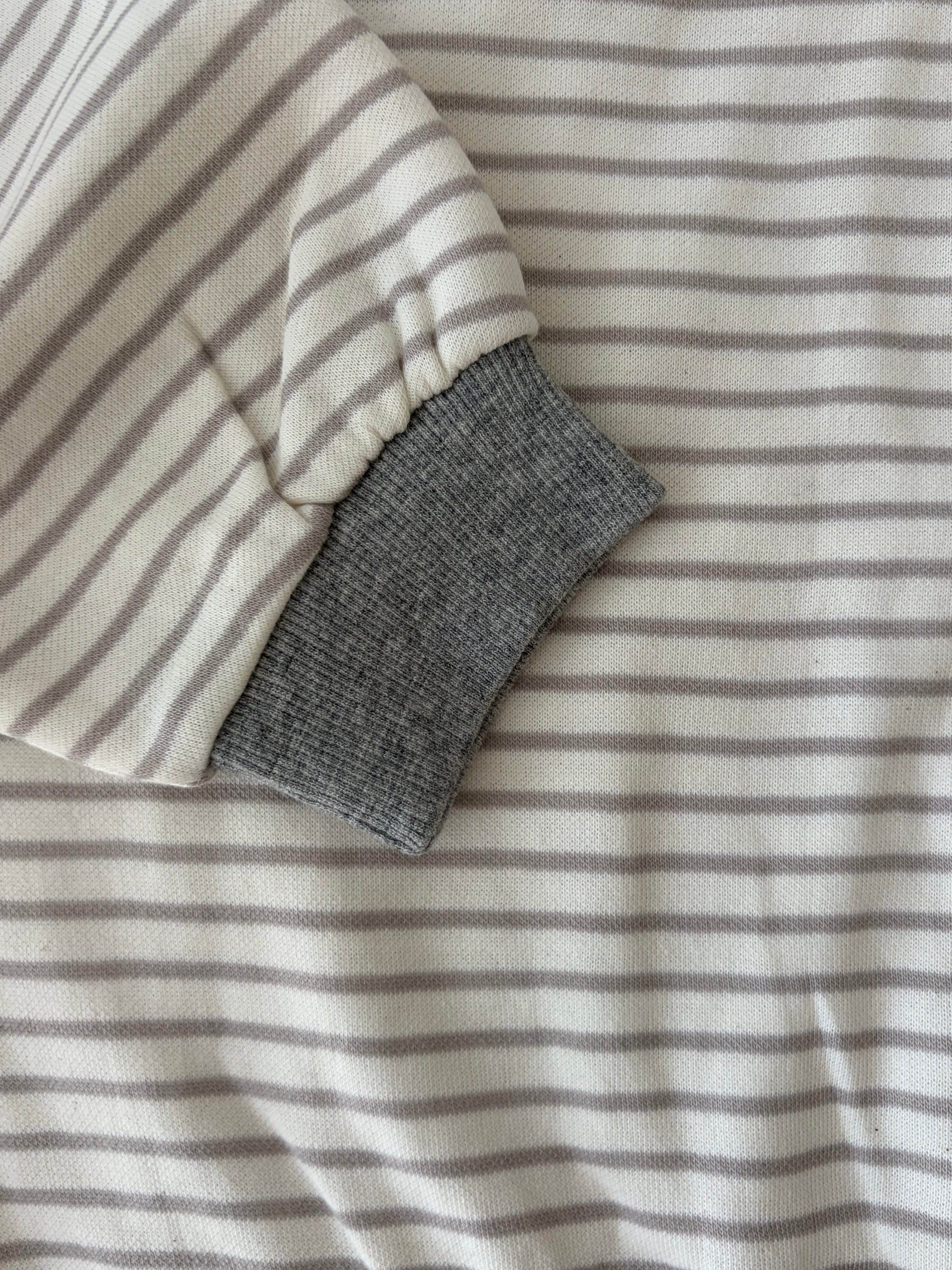 Oversize striped sweater - melange