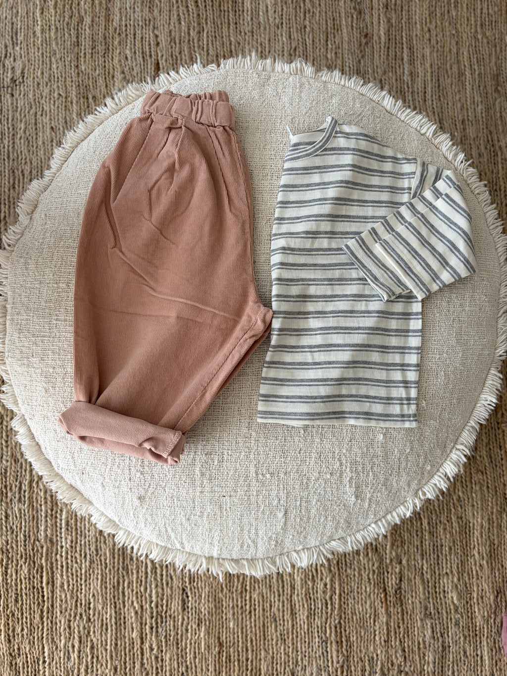 Pink corduroy pants