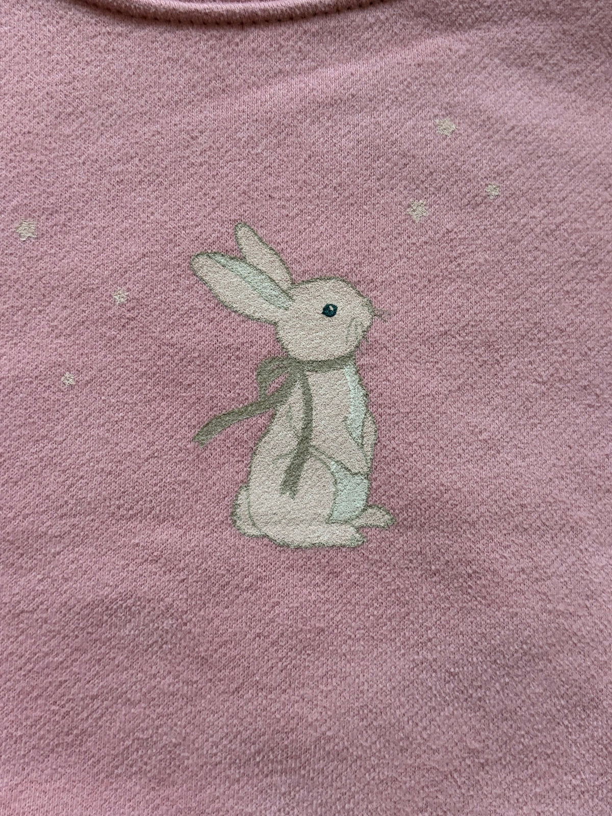Bunny fleece sweater