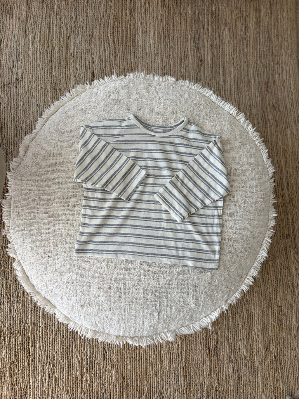 Striped longsleeve grey