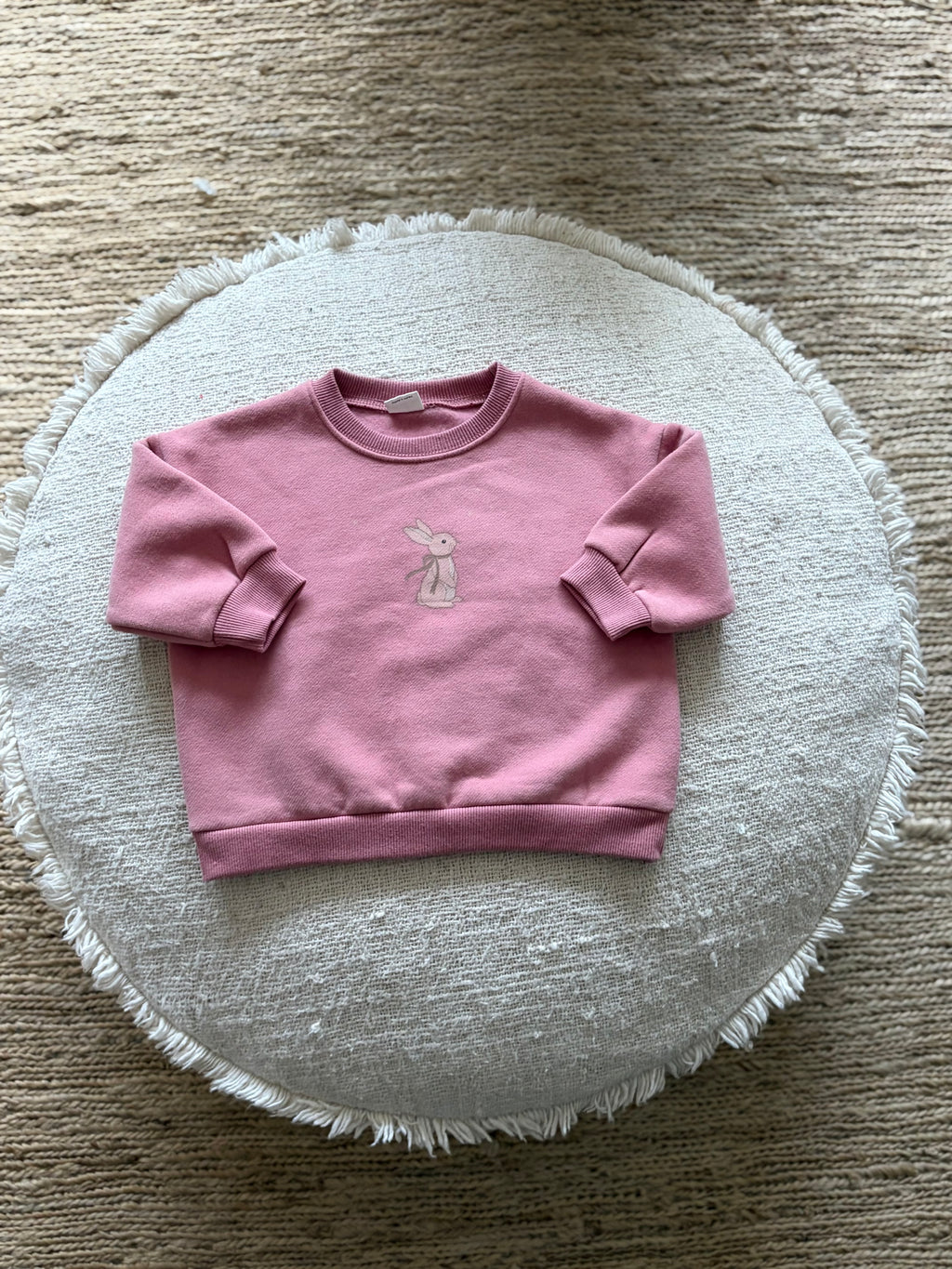 Bunny fleece sweater