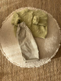 Sage green striped pants