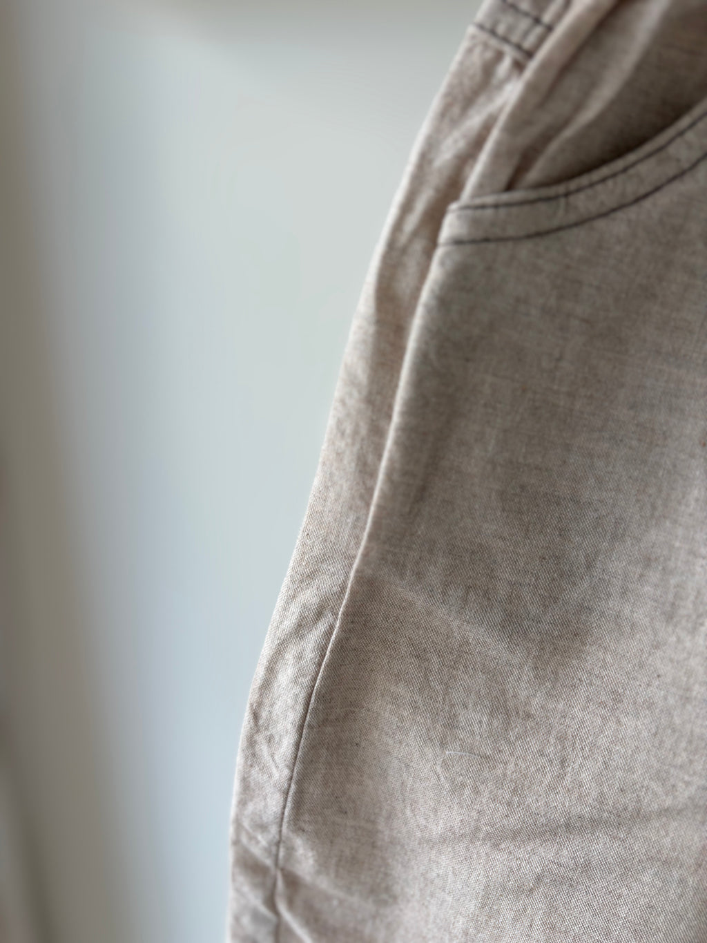 Cool beige baggy pants