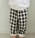 Black check pants