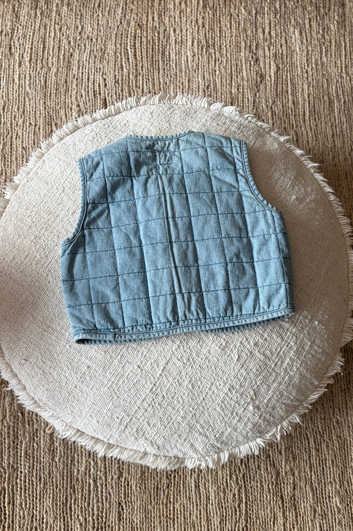 Jeans quilted bodywarmer
