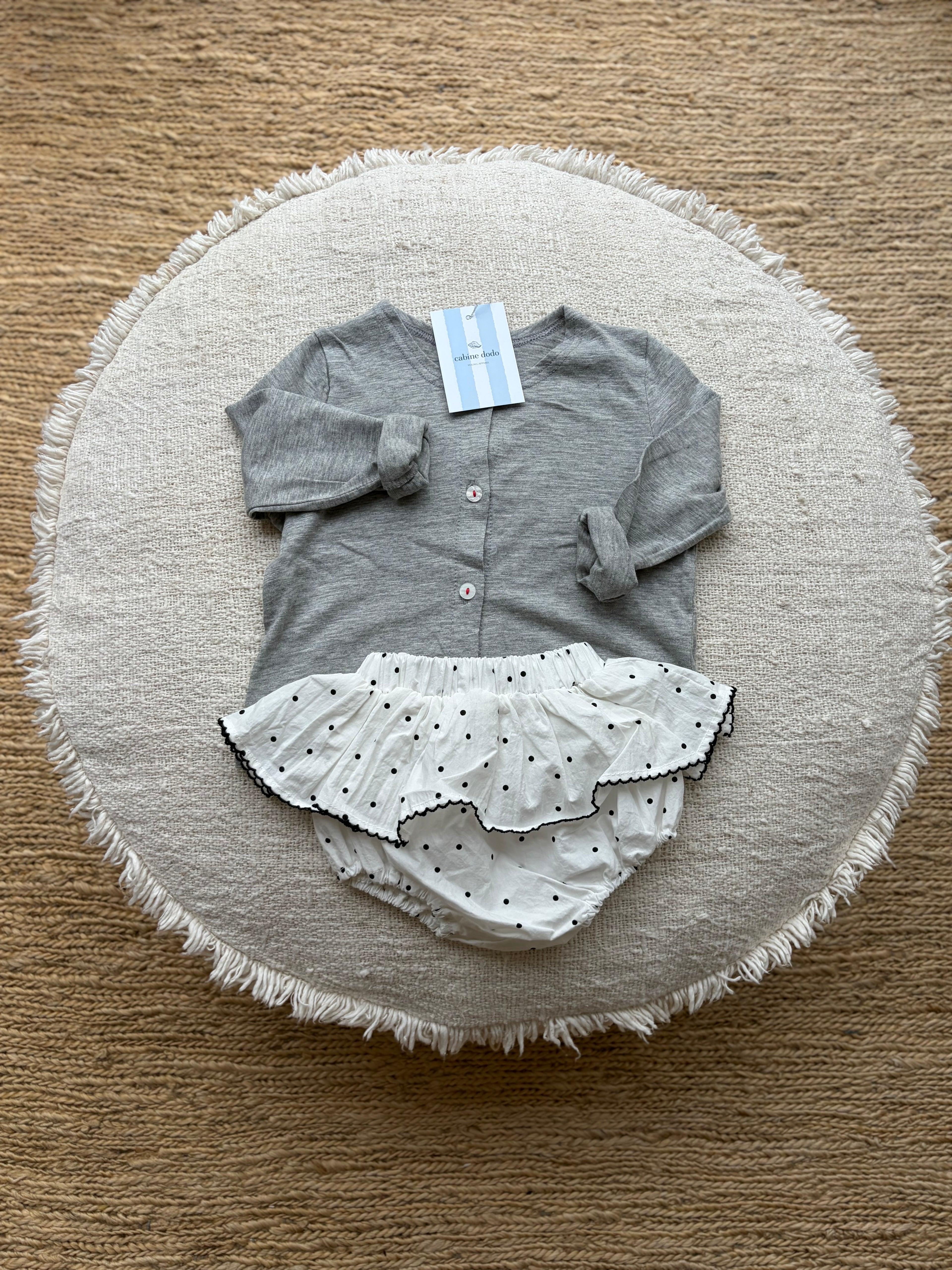 Dotted ruffle bloomer