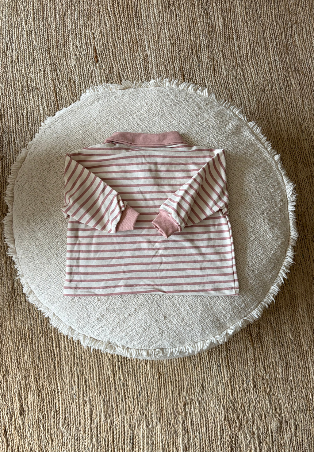 Polo sweatshirt pink