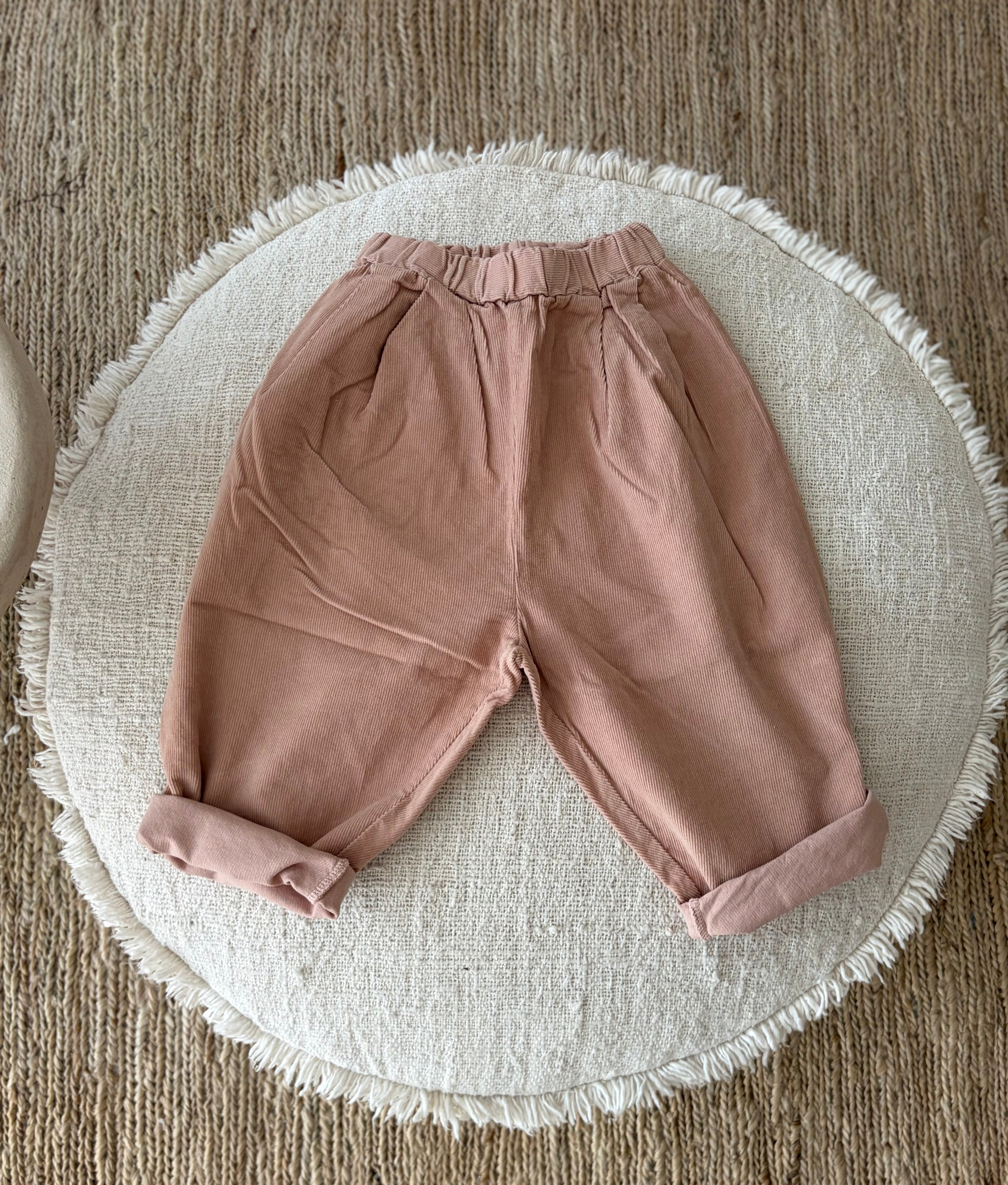 Pink corduroy pants