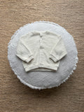 Ivory poodle cardigan