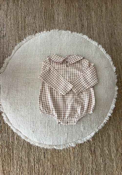 Bébé check onesie