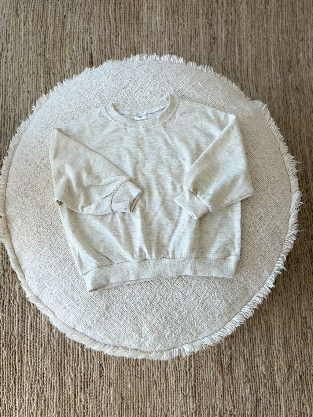 Oversize oatmeal sweater