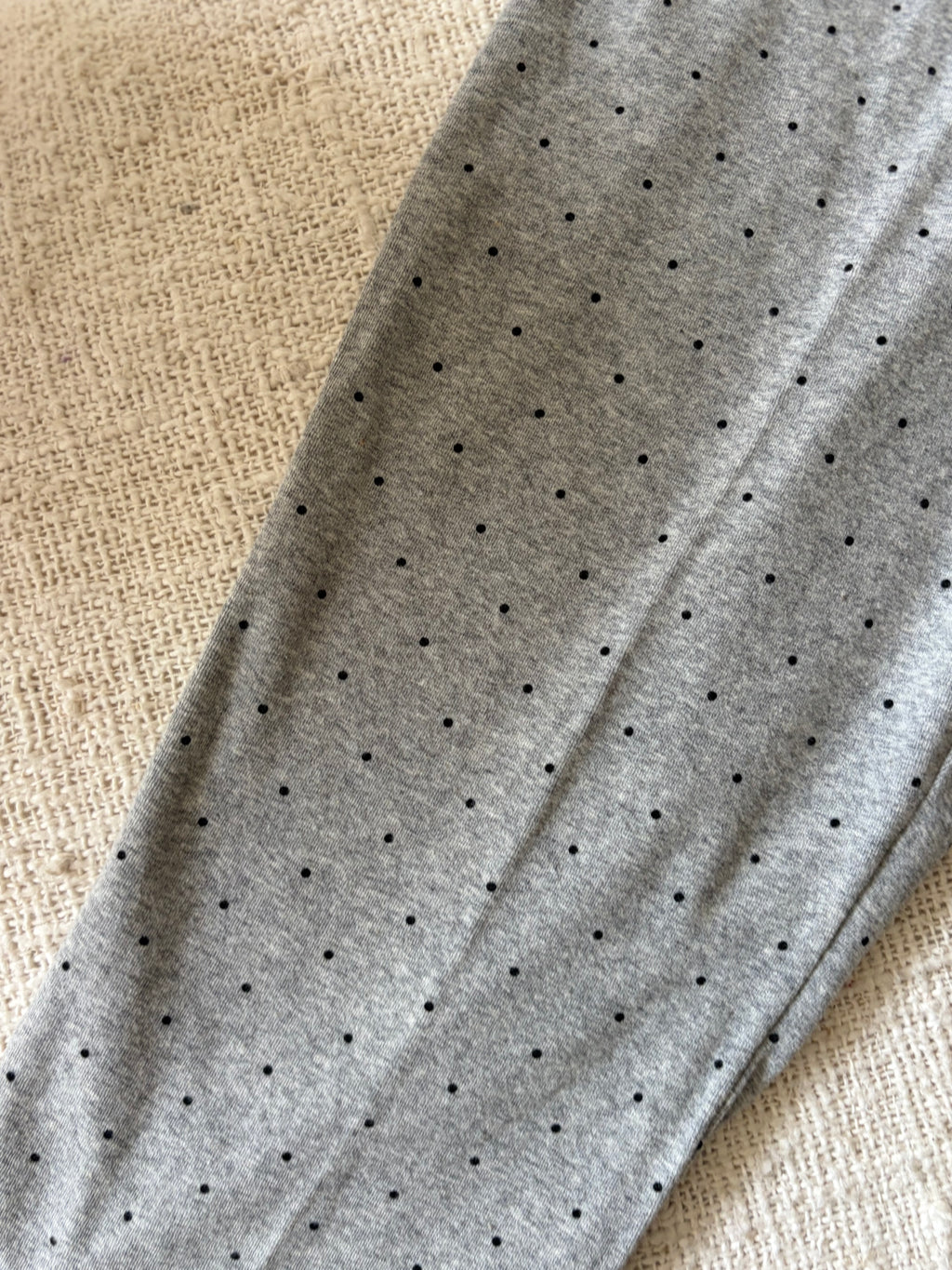 Dotted brown frill pants