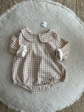 Bébé check onesie